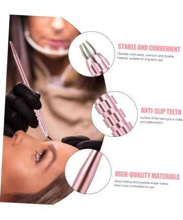 Beavorty 4 Pcs Embroidery Pen Eyebrow Pen Eyebrow Microblading Pen Permanent Eyebrow Pen Fogging Tool 1 count (Pack of 1) Black Pinkx2pcs - Buy Online on GoSupps.com