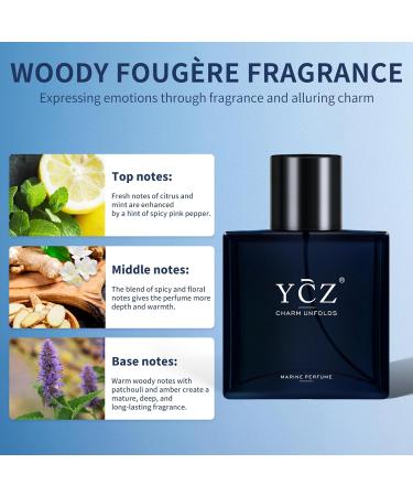 Ycz Charm Unfolds Marine Perfume for Men 1.7 oz. Long Lasting Eau De Parfum Cologne For Men Oriental Woody Fragrance - Ideal Special Occasions Making it the Ideal gentlemen s Gift Ycz Midnight Marine - Buy Online on GoSupps.com