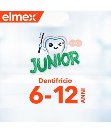 Colgate Palmolive Co elmex toothpaste junior 612 years for children 75 ml with aminofluoride to protect childrens teeth from caries toothpaste against toothpaste for permanent teeth 0 dyes - Buy Online on GoSupps.com