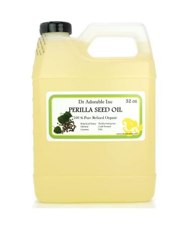 Dr Adorable - 32 oz - Perilla Seed Oil - 100% Pure Natural Organic Cold Pressed