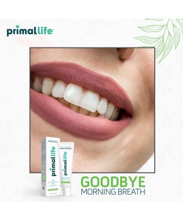 Primal Life Organics Dirty Mouth Mineral Toothpaste - Nano-Hydroxyapatite Colloidal Silver Charcoal - Organic Whitening (Spearmint 4 Oz) | Shop Internationally - Buy Online on GoSupps.com