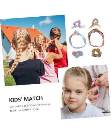 FRCOLOR 2 Sets Elastics Hair Bands Ponytail Holders Elastic Hair Front Bumper Sticker Hair Scrunchies Hair Accessory for Girls Hair Accessories Fabric Rabbit Ears Women's Suit - Buy Online on GoSupps.com