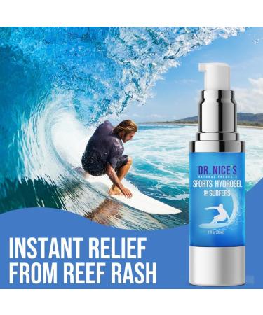 Dr. Nice's Sports Hydrogel - for Surfers | for Protective Barrier for Skin Chafe, Reef Rash & Scrapes | Gel Provides Cooling Sensation and Calms Skin Irritation - Buy Online on GoSupps.com