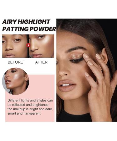 Airy Highlight Powder Stick - White Sparkle for Hair, Face, Eyes & Body - Buy Online on GoSupps.com
