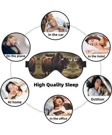 Mighty Highland Yak Eye Mask - Soft Adjustable Sleep Mask for Men & Women | Comfortable Nighttime Rest Solutions - Buy Online on GoSupps.com
