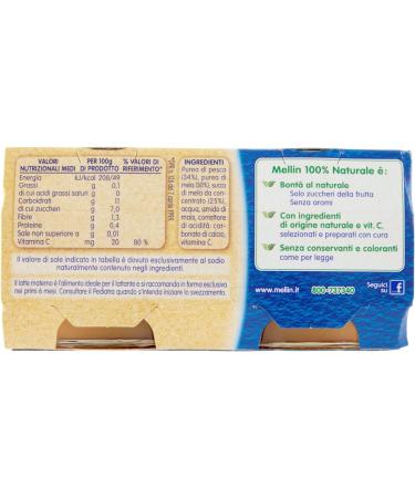 Mellin Omogenized Peach - 200 g - Buy Online on GoSupps.com