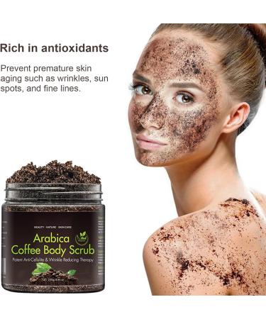  Fyearfly Coffee Exfoliating Body Scrub 250G Coffee Skin Scrub Deep Cleansing Cuticle Removal Moisturizing Facial Body Exfoliating Cream - Buy Online on GoSupps.com