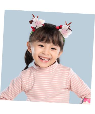 minkissy 1 Set Christmas Headdress Antlers Ears Headband Reindeer Headwear Fawn Headband Antlers Headband Hair Accessories for Girls Christmas Headbands Pair Clip Women's Metal Elk Horns - Buy Online on GoSupps.com