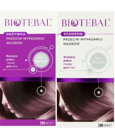 BIOTEBAL Odzywka Zestaw Shampoo and conditioner set against hair loss