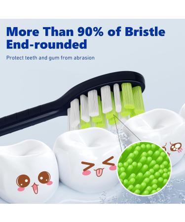 10 Pack Compatible Philips One Series Sonicare Replacement Brush Heads - Midnight Navy Blue for HY1100 HY1200 BD100/AZ Electric Toothbrush - Buy Online on GoSupps.com
