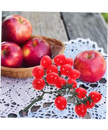 Ciieeo Educational Toys String Simulated Cherry Tomatoes Window Child Fake Food Pvc Fake Food Props - Buy Online on GoSupps.com