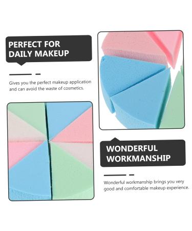 Buy Minkissy 8 Sets Triangular Sponge Puff - Portable Facial Makeup Sponges | Triangle Cosmetic Wedge Puffs for Flawless Beauty - Buy Online on GoSupps.com