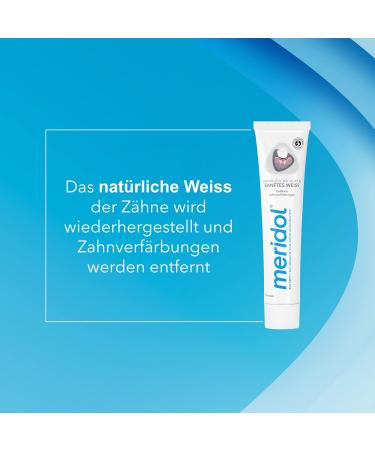 Meridol Toothpaste Gentle White 75 ml - Antibacterial Protection & Naturally White Teeth - Prevent Gum Infections (1-Pack) - Buy Online on GoSupps.com