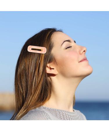 Colorful Geometric Acrylic Resin Hair Clips - 12 Piece Set for Women & Girls - Buy Online on GoSupps.com