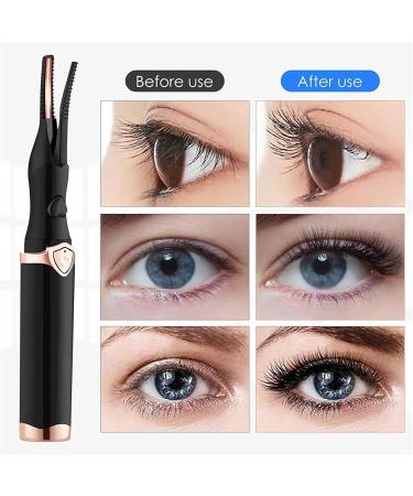 Heated Eyelash Curler Eyelash Curler with Eyelash brush Lash Lift Magic Mascara Electric Heated Eyelash Curler USB Rechargeable Eyelashes Curler Electric Eyelash Tool (Color : White) - Buy Online on GoSupps.com