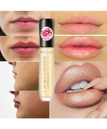 Peach Lip Plumper Set: Clear Lip Oil Gloss for Strong Moisturization, Long-Lasting and Nutritious Makeup - Waterproof Liquid Lipstick (1PC) - Buy Online on GoSupps.com
