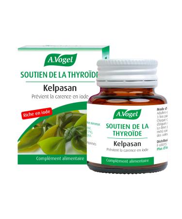 A.VOGEL - Kelpasan Food Supplement - Helps thyroid metabolism and nervous system function - Kelp fresh 100% organic seaweed extract - Rich in Iodine - 150 tablets