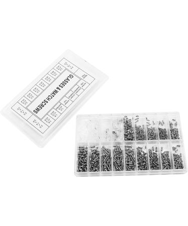 Nudeg Eyeglass Repair Kit | Sunglasses Repair with Nose Pads Screws Screwdriver & Tweezers - Perfect for Watches Clocks & Glasses - Buy Online on GoSupps.com