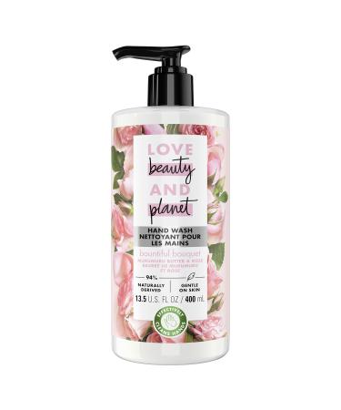 Love Beauty and Planet Bountiful Bouquet Hand Wash Murumuru Butter & Rose 13.5 fl oz (400 ml)