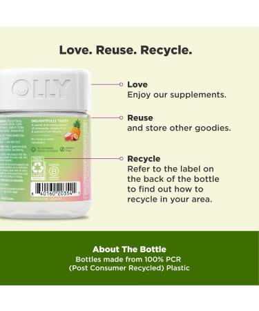 OLLY Supergood Superfoods Gummies Supports Immune & Digestive Health * 15 Superfoods Prebiotics Vitamin C Tropical Bliss Flavor 20 Day Supply - 60 Count - Buy Online on GoSupps.com