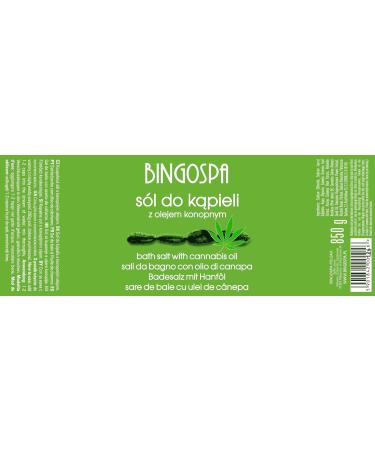 Buy Bingospa Bathing Salt with Hemp Oil 850g - Relaxing Aromatherapy for Soothing Baths | International Shipping Available - Buy Online on GoSupps.com