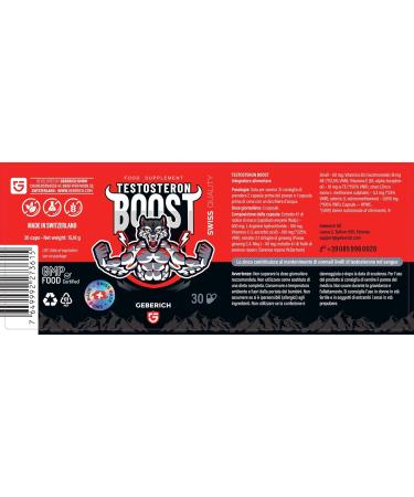 Compl ment Alimentaire 'Testosteron Boost' Vitalit Masculine et Soutien Sexuel avec Maca Serenoa Repens Ginseng 30 G lules - Buy Online on GoSupps.com