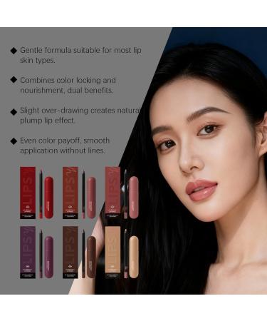 Ampoules l vres color es avec crayon l vres assorti rouge l vres brillant et crayon l vres subliment le contour naturel des l vres couleur uniforme application facile #2 - Buy Online on GoSupps.com