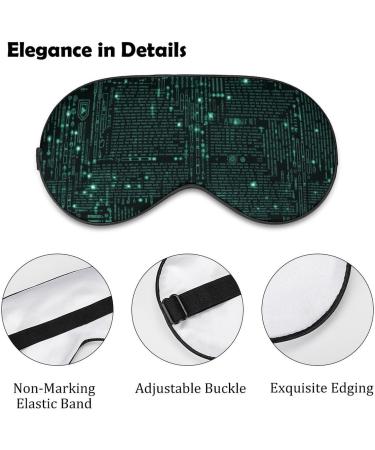 Premium Sleep Mask for Men & Women | Breathable Light Blocking Eye Mask | Adjustable Eye Cover for Ultimate Comfort & Better Sleep - Buy Online on GoSupps.com