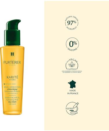 Ren Furterer - KARITE HYDRA - Hydrating Shine Day Cream - Hydrating care with Shea Oil - Dry Hair No-Rinse Leave-in Shea Oil - 100ml - Buy Online on GoSupps.com