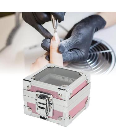Nail Drill Bits Holder Container 25 Holes Aluminum Alloy Nail Grinding Bits Storage Box Organizer (Pink) - Buy Online on GoSupps.com