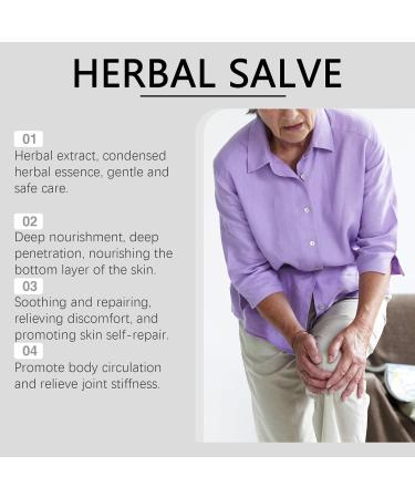 Herbal Salve Organic Herbal Salve Natural Joint Care Herbal Salve Comfrey Cream For Pain Organic Joint Cream Comfrey Salve Improves Mobility Reduces Swelling Comfrey Cream for Joint - Buy Online on GoSupps.com
