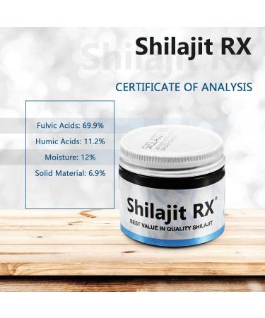 Shilajit RX Pure Himalayan Resin - Authentic Fulvic Acid & Trace Minerals for Energy Focus & Immunity | 10 Servings Made in USA - Buy Online on GoSupps.com