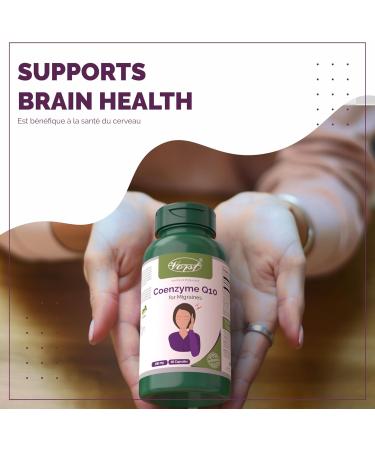 VORST Migraine Supplement Coenzyme Q10 3 x 60 Capsules | 3 Bottles 180 count (Pack of 1) - Buy Online on GoSupps.com