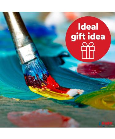 J MARK 22-Piece Acrylic Canvas Painting Kit with Wood Easel - Includes 8x10 inch Canvases, 12 Washable Paints, 5 Brushes, Palette, Color Mixing Guide - Buy Online on GoSupps.com