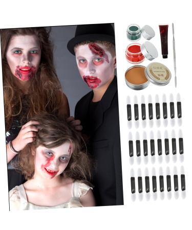 MERRYHAPY Scar Makeup Tools - Professional Scar Wax Blood Gel & Face Sponge Set for Halloween Effects | International Shipping Available - Buy Online on GoSupps.com