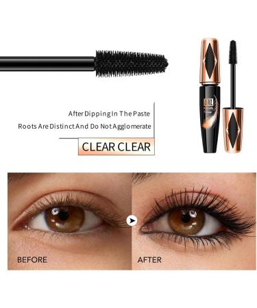 Liquid Eyelash Mascara Eyelash Mascara Waterproof and Smudge-Resistant Mascara Makeup Mascara for Volume Length and Natural-Looking Lashes - Buy Online on GoSupps.com