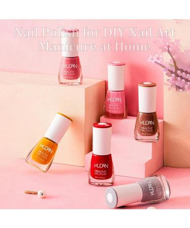 Nail Polish Set Glitter Nail Varnish - Quick Dry & Long Lasting Nail Varnish - Non-Toxic Water Based Holographic Nail Polish - No Need UV Nail Paint for DIY Nail Art Manicure at Home 8ML(4PCS Glitter) - Buy Online on GoSupps.com
