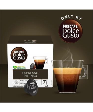  NESCAFE DOLCE GUSTO Nescaf Dolce Gusto Espresso Intenso espresso coffee Makes 48 cups (3 boxes of 16 capsules) - Buy Online on GoSupps.com