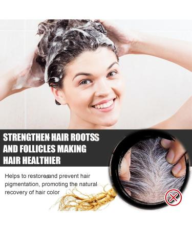 JIAOY Gray hair compacting bar soap gray hair inverted bar soap for men and women black soap for gray hair natural ingredients shampoo hair moisture and humidity 5 pieces 5 pieces - Buy Online on GoSupps.com