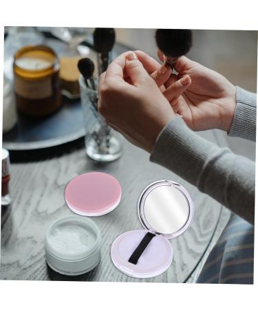 FOMIYES 2pcs Dispensing Empty Toner Travel Face Powder Case Refillable Puff Foundation Plastic - Buy Online on GoSupps.com