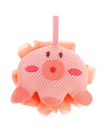 Angoily Cartoon Bath Ball Loofah Scrub Mesh Bath Sponge Bath Scrubber Shower Sponge Loofah Shower Luffa Puff Balls Cartoon Mesh Pouf Cleaning Loofah Ball for Bathing Child Body Hair Ring