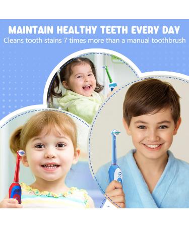 THISONG Kids Toothbrush Replacement Heads - Pack of 12 | Compatible with Oral-B Electric Toothbrush | Professional Precision Cleaning for Effective Oral Care - Buy Online on GoSupps.com