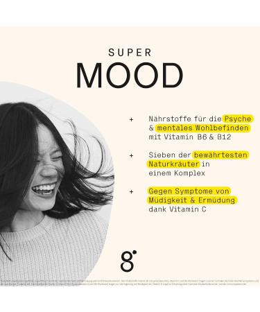 Limitless Super Mood - High-Dose Vegetable Capsules for Mental Well-Being | Ashwagandha & Maca | 90 Capsules Made in Austria - Shop Internationally - Buy Online on GoSupps.com