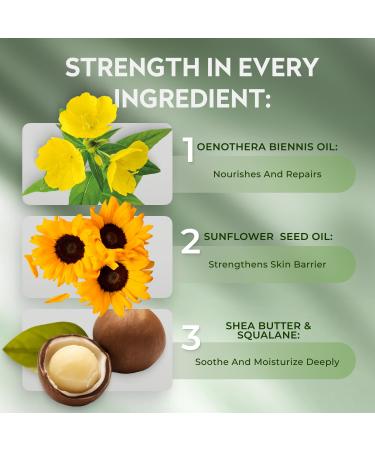 Emollient Cream for Dry Sensitive Skin | Moisturizer with Shea Butter & Squalane | Eczema Relief - 100 ml - Buy Online on GoSupps.com