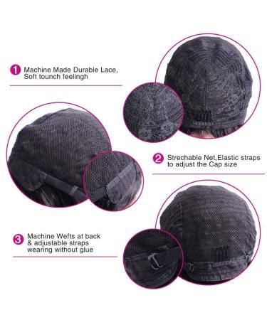 Brazilian Straight Bob Wig with Bangs - 100% Remy Human Hair, Glueless for Black Women - Buy Online on GoSupps.com