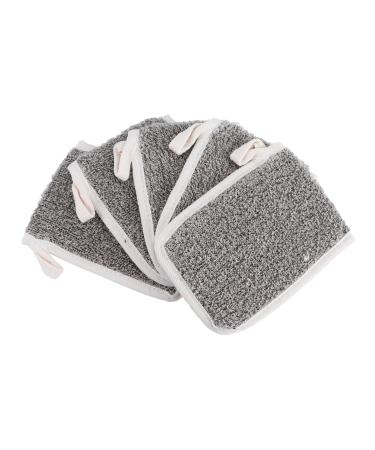 VINTORKY 5pcs Flip Soap Foam Net Soap Mesh Holder Net Bag Soap Bag Exfoliating Soap Pocket Khaki Cotton Linen