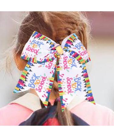 Bow Hair Clips for Girls Back to School Girls Hair Barrettes Cute Portable Hair Pins Decorative Barrettes for Daily Life Travel School Parties - Buy Online on GoSupps.com