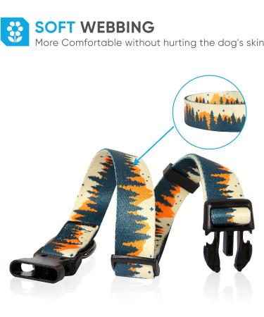 Timos Adjustable Dog Collar for Small, Medium, Large Dogs - Soft Puppy Collar with Metal Buckle - Sunset Valley | Pack of 1 - Buy Online on GoSupps.com