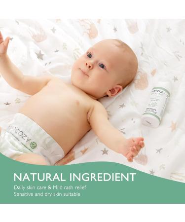 Momcozy Baby Diaper Rash Cream - Natural Fragrance-Free Hypoallergenic Skin Care for Babies - 4 oz - Buy Online on GoSupps.com