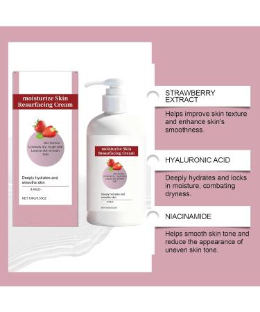 WRANBAO Strawberry skin renewal cream hydrates and cares for dry or rough skin strawberry facial cream intensive moisture care for face and neck 100 g 6 pieces 6 pieces - Buy Online on GoSupps.com
